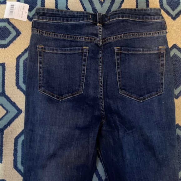 FREE PEOPLE - Just Float On Flare / Bell Bottom Jeans - 1970's blue indigo - Picture 5 of 14